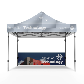 Tent Half Wall (Full Color) -10ft